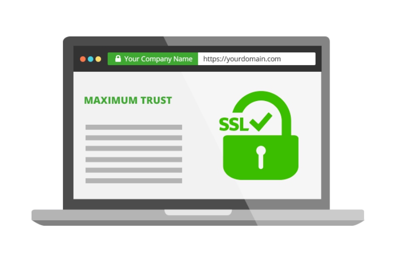 SSL證書，網站安全